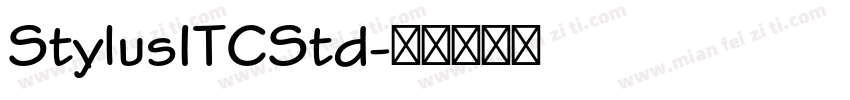 StylusITCStd字体转换
