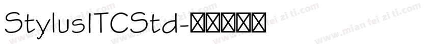 StylusITCStd字体转换