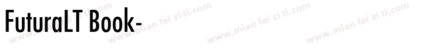 FuturaLT一Book字体转换