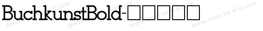 BuchkunstBold字体转换