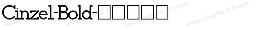 Cinze1-Bold字体转换