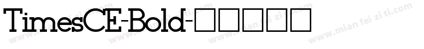 TimesCE-Bold字体转换