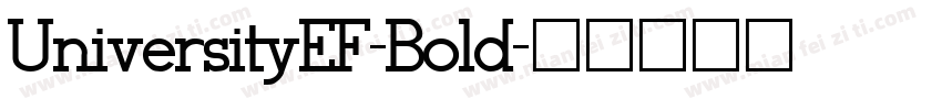 UniversityEF-Bold字体转换