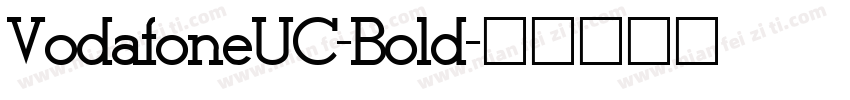 VodafoneUC-Bold字体转换