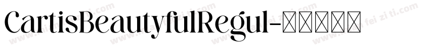 CartisBeautyfulRegul字体转换