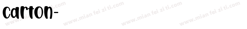 carton字体转换