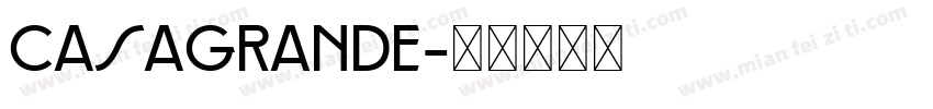 casagrande字体转换