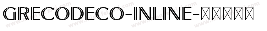 GrecoDeco-Inline字体转换