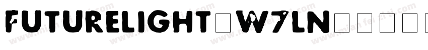 FutureLight-W7ln字体转换