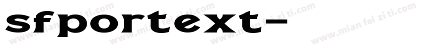 sfportext字体转换
