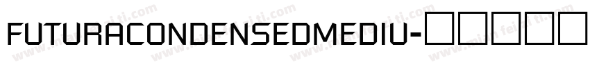 futuracondensedmediu字体转换