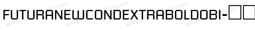 futuranewcondextraboldobi字体转换