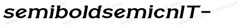 semiboldsemicnIT字体转换