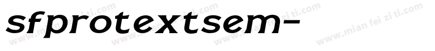 sfprotextsem字体转换