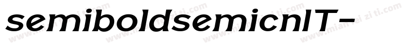 semiboldsemicnIT字体转换