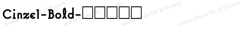 Cinze1-Bold字体转换
