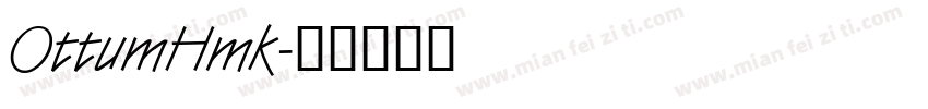 OttumHmk字体转换