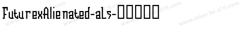 FuturexAlienated-aL5字体转换