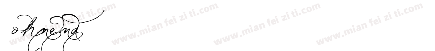 Johnend字体转换