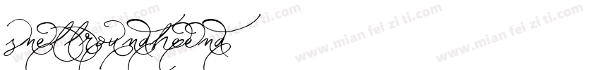 snellroundheend字体转换