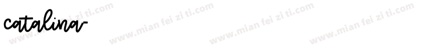catalina字体转换
