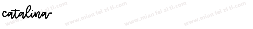 catalina字体转换