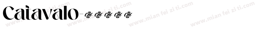 Catavalo字体转换
