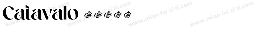 Catavalo字体转换