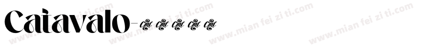 Catavalo字体转换
