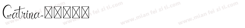 Catrina字体转换