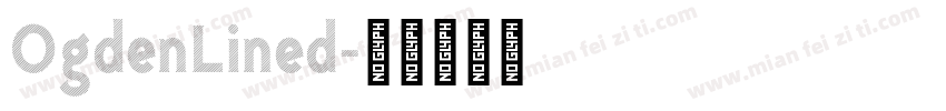 OgdenLined字体转换
