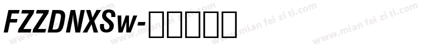 FZZDNXSw字体转换
