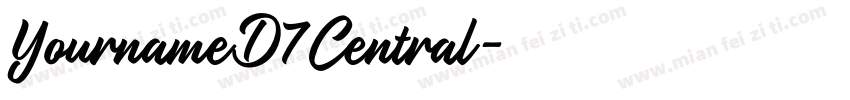 YournameD7Central字体转换