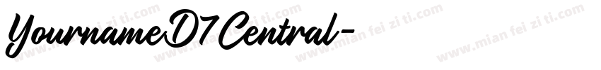 YournameD7Central字体转换
