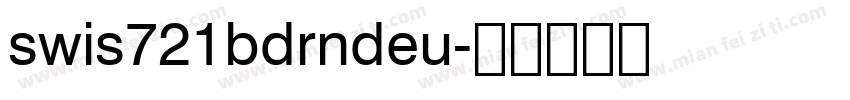 swis721bdrndeu字体转换