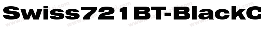 Swiss721BT-BlackCon字体转换