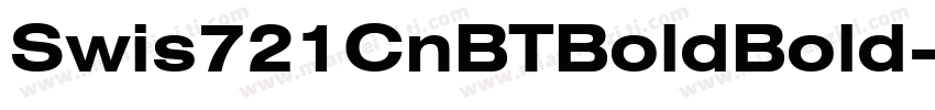 Swis721CnBTBoldBold字体转换