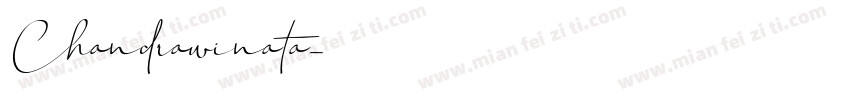 Chandrawinata字体转换