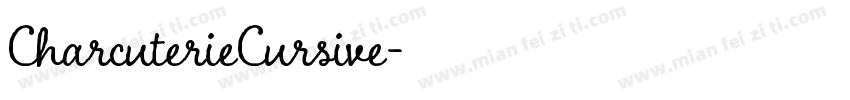 CharcuterieCursive字体转换