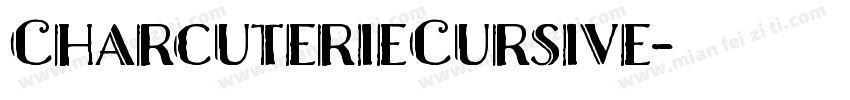 CharcuterieCursive字体转换