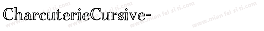 CharcuterieCursive字体转换