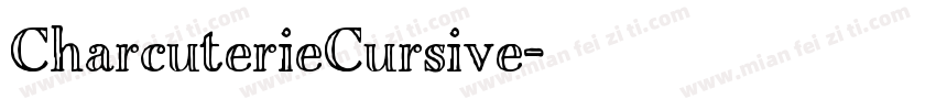 CharcuterieCursive字体转换