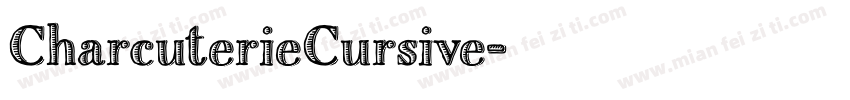 CharcuterieCursive字体转换