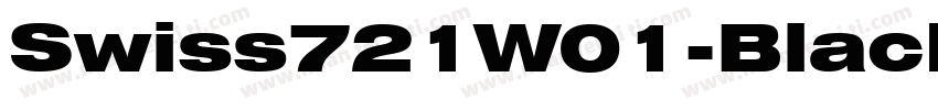 Swiss721W01-Black字体转换