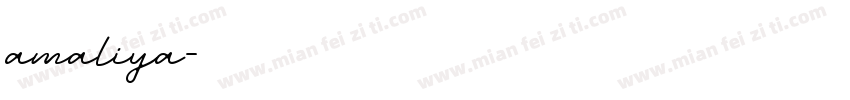 amaliya字体转换