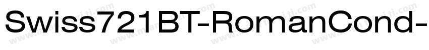 Swiss721BT-RomanCond字体转换