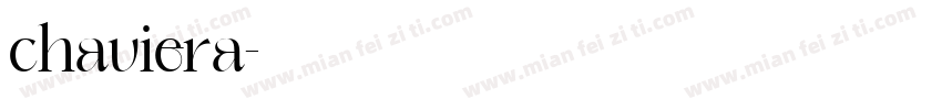 chaviera字体转换