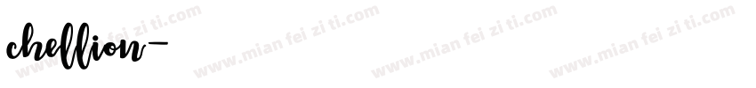chellion字体转换