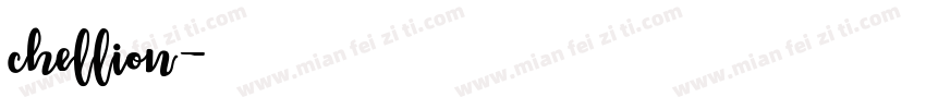 chellion字体转换