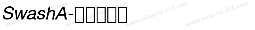SwashA字体转换